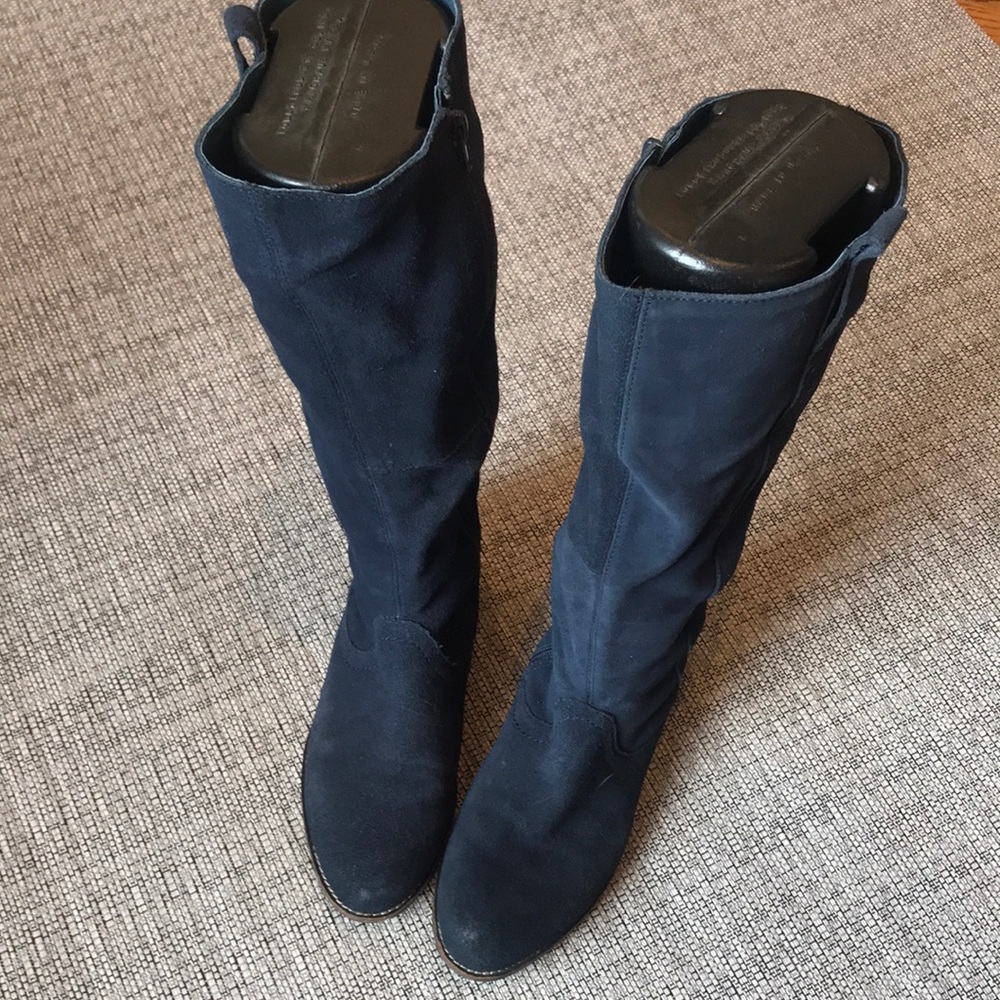 Blue Suede Boots